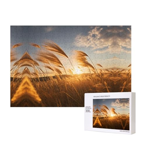 Phayah Schilfrohr-Puzzle, 300 Teile, für Puzzle, Holzpuzzle für Familie, Freunde, Heimdekoration, Wandkunst, 300 Teile Phayah Schilfrohr-Puzzle, 300 Teile, für Puzzle, Holzpuzzle für Familie, Freunde, Heimdekoration, Wandkunst, 300 Teile von PHAYAH