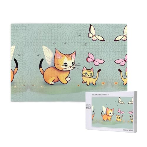 Phayah Schmetterlingspuzzle für Erwachsene, 1000 Stück, Heimdekoration, Geburtstagsfeier für Männer und Frauen, 75 x 50 cm Phayah Schmetterlingspuzzle für Erwachsene, 1000 Stück, Heimdekoration, Geburtstagsfeier für Männer und Frauen, 75 x 50 cm von PHAYAH