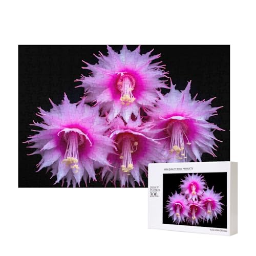 Phayah Schönes Blumenmuster-Puzzle, einzigartiges Puzzle, Wandkunst-Bild für Heimdekoration, 300 Stück von PHAYAH