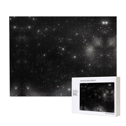 Phayah Schwarz-Weiß-Galaxie-Puzzles für Erwachsene, 500 Teile, Heimdekoration, Geburtstagsparty für Männer und Frauen, 20,4 x 38,1 cm Phayah Schwarz-Weiß-Galaxie-Puzzles für Erwachsene, 500 Teile, Heimdekoration, Geburtstagsparty für Männer und Frauen, 20,4 x 38,1 cm von PHAYAH