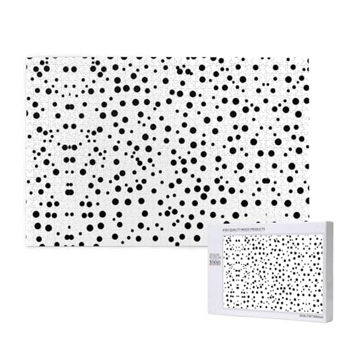 Phayah Schwarz-Weiß-Puzzles für Erwachsene, 1000 Teile, Heimdekoration, Geburtstagsparty für Männer und Frauen, 29,5 x 50 cm Phayah Schwarz-Weiß-Puzzles für Erwachsene, 1000 Teile, Heimdekoration, Geburtstagsparty für Männer und Frauen, 29,5 x 50 cm von PHAYAH