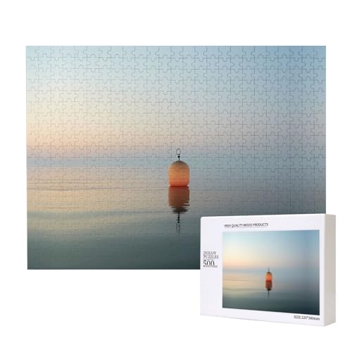 Phayah Sea Beacon Puzzles 500 Teile für Puzzle, Holzpuzzle für Familie und Freunde, Heimdekoration, Wandkunst, 500 x 38 cm von PHAYAH