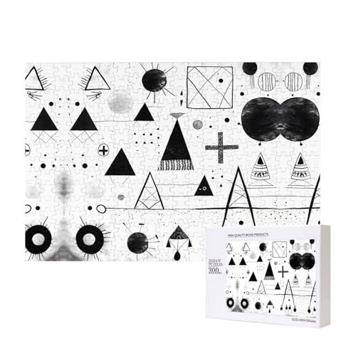 Phayah Skizzen-Puzzle, 300 Teile, für Puzzle, Holzpuzzle für Familie, Freunde, Heimdekoration, Wandkunst, 39 x 27 cm Phayah Skizzen-Puzzle, 300 Teile, für Puzzle, Holzpuzzle für Familie, Freunde, Heimdekoration, Wandkunst, 39 x 27 cm von PHAYAH