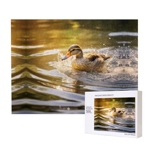 Phayah Slang) Puzzles 500 Teile für Puzzle, Holzpuzzle für Familie, Freunde, Heimdekoration, Wandkunst, 50,4 x 38,1 cm von PHAYAH