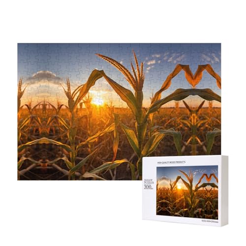 Phayah Sorghum Puzzles 300 Teile für Puzzle, Holzpuzzle für Familie und Freunde, Heimdekoration, Wandkunst, 39,9 x 27,9 cm Phayah Sorghum Puzzles 300 Teile für Puzzle, Holzpuzzle für Familie und Freunde, Heimdekoration, Wandkunst, 39,9 x 27,9 cm von PHAYAH