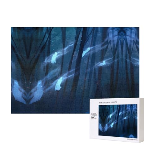 Phayah Spectre Puzzles 300 Teile für Puzzle, Holzpuzzle für Familie und Freunde, Heimdekoration, Wandkunst, 39,9 x 27,9 cm Phayah Spectre Puzzles 300 Teile für Puzzle, Holzpuzzle für Familie und Freunde, Heimdekoration, Wandkunst, 39,9 x 27,9 cm von PHAYAH