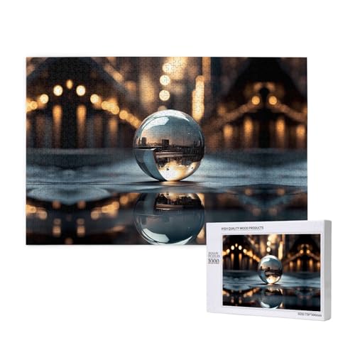 Phayah Sphere Puzzles 1000 Teile für Puzzle, Holzpuzzle für Familie, Freunde, Heimdekoration, Wandkunst, 75 x 50 cm Phayah Sphere Puzzles 1000 Teile für Puzzle, Holzpuzzle für Familie, Freunde, Heimdekoration, Wandkunst, 75 x 50 cm von PHAYAH