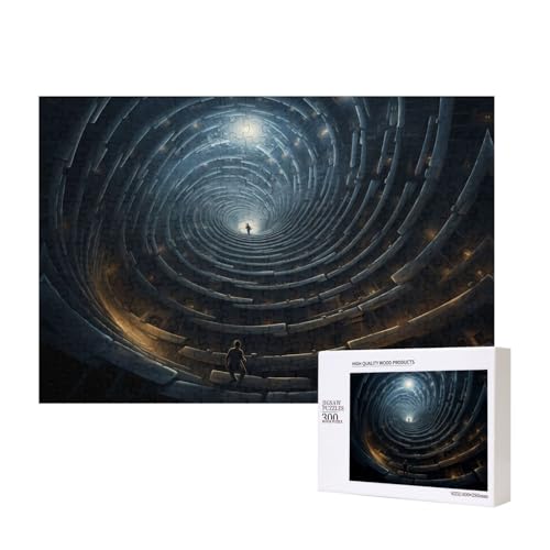 Phayah Spiral Into Infinity Puzzle, 300 Teile für Puzzle, Holzpuzzle für Familie, Freunde, Heimdekoration, Wandkunst, 300 Teile Phayah Spiral Into Infinity Puzzle, 300 Teile für Puzzle, Holzpuzzle für Familie, Freunde, Heimdekoration, Wandkunst, 300 Teile von PHAYAH