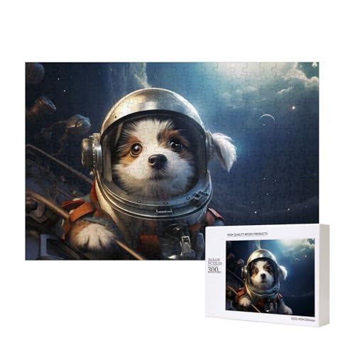 Phayah Star Puppies Puzzles 300 Teile für Puzzle, Holzpuzzle für Familie und Freunde, Heimdekoration, Wandkunst, 39,9 x 27,9 cm Phayah Star Puppies Puzzles 300 Teile für Puzzle, Holzpuzzle für Familie und Freunde, Heimdekoration, Wandkunst, 39,9 x 27,9 cm von PHAYAH