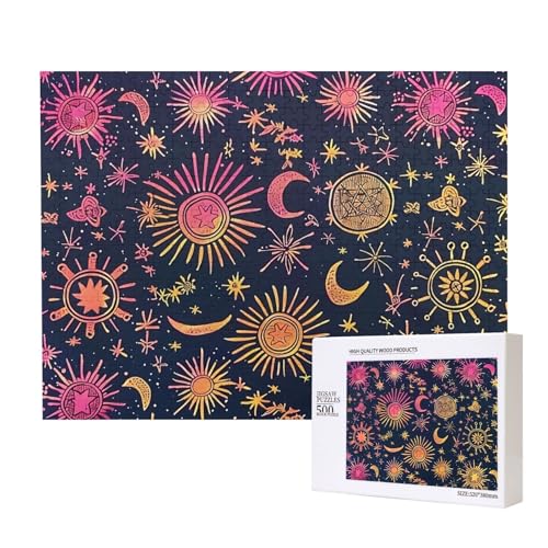 Phayah Sternbild, Puzzle, einzigartiges Puzzle, Wandkunst, Bild für Heimdekoration, 500 Stück von PHAYAH