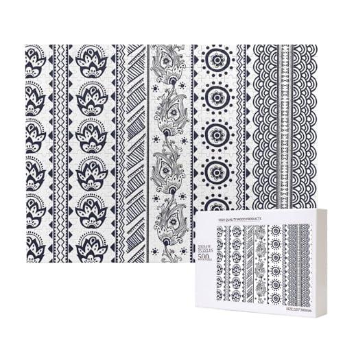 Phayah Stoffmuster. Webp-Puzzles für Erwachsene, 500 Teile, Heimdekoration, Geburtstagsparty für Männer und Frauen, 50 x 38 cm von PHAYAH