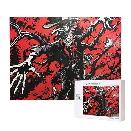 Phayah Strohmonster-Puzzles für Erwachsene, 500 Teile, Heimdekoration, Geburtstagsparty, für Männer und Frauen, 20,4 x 38,1 cm Phayah Strohmonster-Puzzles für Erwachsene, 500 Teile, Heimdekoration, Geburtstagsparty, für Männer und Frauen, 20,4 x 38,1 cm von PHAYAH
