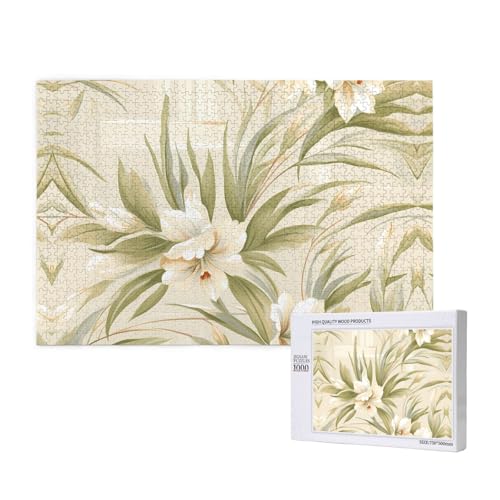 Phayah Stummgeschaltetes Pflanzenpuzzle für Erwachsene, 1000 Stück, Heimdekoration, Geburtstagsfeier für Männer und Frauen, 75 x 50 cm Phayah Stummgeschaltetes Pflanzenpuzzle für Erwachsene, 1000 Stück, Heimdekoration, Geburtstagsfeier für Männer und Frauen, 75 x 50 cm von PHAYAH