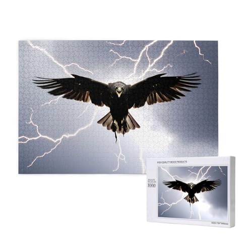 Phayah Thunderbird-Puzzles für Erwachsene, 1000 Teile, Heimdekoration, Geburtstagsparty für Männer und Frauen, 29,5 x 50 cm Phayah Thunderbird-Puzzles für Erwachsene, 1000 Teile, Heimdekoration, Geburtstagsparty für Männer und Frauen, 29,5 x 50 cm von PHAYAH
