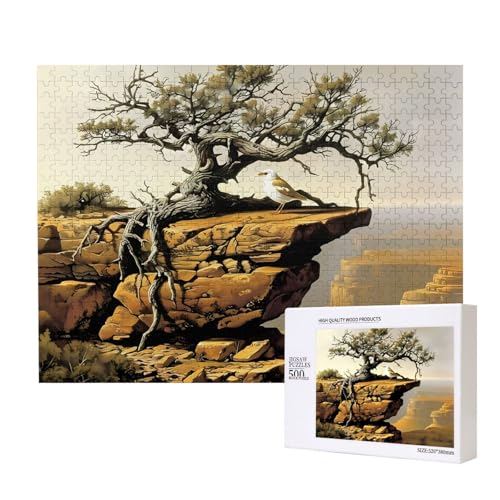 Phayah Tough Tree Puzzle für Erwachsene, 500 Teile, Heimdekoration, Geburtstagsparty, für Männer und Frauen, 20,4 x 38,1 cm Phayah Tough Tree Puzzle für Erwachsene, 500 Teile, Heimdekoration, Geburtstagsparty, für Männer und Frauen, 20,4 x 38,1 cm von PHAYAH