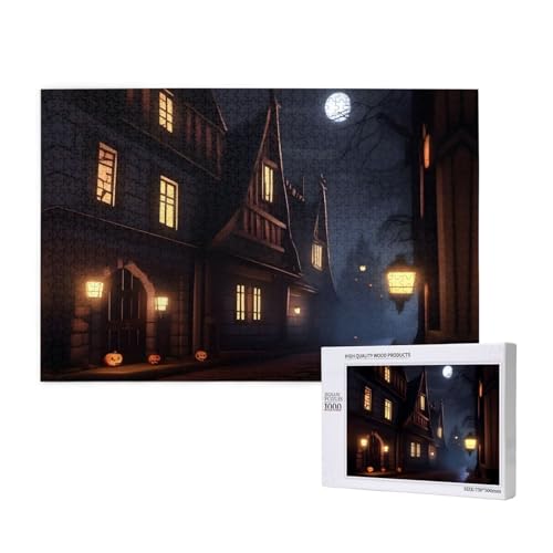Phayah Verlassene Straßenpuzzles 1000 Teile für Puzzle, Holzpuzzle für Familie, Freunde, Heimdekoration, Wandkunst, 75 x 50 cm Phayah Verlassene Straßenpuzzles 1000 Teile für Puzzle, Holzpuzzle für Familie, Freunde, Heimdekoration, Wandkunst, 75 x 50 cm von PHAYAH
