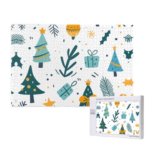 Phayah Weihnachtsbaum Puzzles für Erwachsene 1000 Teile Kinder Intelligenz Entwicklung Spielzeug 29,5 x 19,7 Phayah Weihnachtsbaum Puzzles für Erwachsene 1000 Teile Kinder Intelligenz Entwicklung Spielzeug 29,5 x 19,7 von PHAYAH
