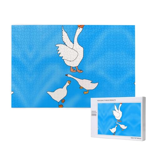 Phayah White Goose House Puzzles für Erwachsene 1000 Teile Kinder Intelligenz Entwicklung Spielzeug 29,5 x 19,7 von PHAYAH
