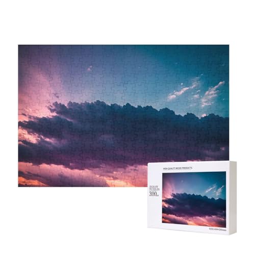 Phayah Wolken im Himmel, Puzzle, 300 Teile, Holzpuzzle für Familie, Freunde, Heimdekoration, Wandkunst, 300 Teile von PHAYAH