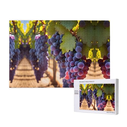 Phayah Wüstentrauben-Puzzles für Erwachsene, 1000 Teile, Heimdekoration, Geburtstagsparty für Männer und Frauen, 29,5 x 50 cm Phayah Wüstentrauben-Puzzles für Erwachsene, 1000 Teile, Heimdekoration, Geburtstagsparty für Männer und Frauen, 29,5 x 50 cm von PHAYAH
