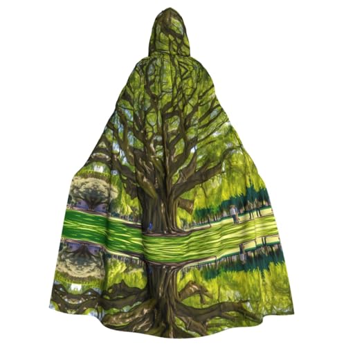 Primitive Tree Gemusterter Kapuzenponcho Unisex Kapuzenponcho für Cosplay, Halloween, Kostümparty Primitive Tree Gemusterter Kapuzenponcho Unisex Kapuzenponcho für Cosplay, Halloween, Kostümparty von PHAYAH
