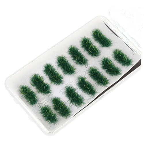 PHENOFICE 1 Box Graskorbmodell Kunstrasencluster Gefälschtes Grasmodell DIY Sandtisch Grasdekor Grasclusterdekor DIY Falsches Gras Miniatur Landschaftsdekor Kunststoff Feldgras von PHENOFICE