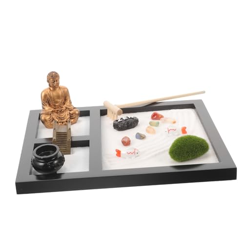 PHENOFICE 1 Box Schreibtischschmuck Tischornament Schreibtischdekor Gartensandkasten Schreibtisch Kunstwerk Gartensandkasten Mikrolandschaft Sandkastendekor Tischornament Bürodekor von PHENOFICE