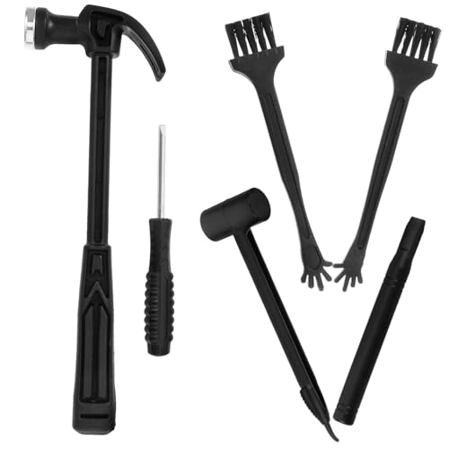 PHENOFICE 1 Satz Archäologische Ausgrabungswerkzeuge Hammer Ausgrabungsset Für Nach Edelsteinen Und Kristallen Graben DIY Graben Kit Kleine Grabbürste Plastik Black von PHENOFICE