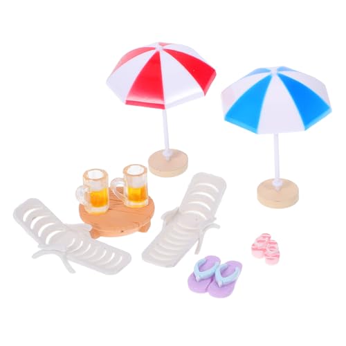 PHENOFICE 1 Satz Dekoration für Strand Szenen Teiliges Puppenhaus Zubehör mit Liegestühlen für Kreative Garten und Poolgestaltungen für DIY Projekte PHENOFICE 1 Satz Dekoration für Strand Szenen Teiliges Puppenhaus Zubehör mit Liegestühlen für Kreative Garten und Poolgestaltungen für DIY Projekte von PHENOFICE