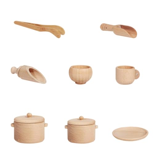 PHENOFICE 1 Satz Holz Geschirr Set Geschirr Sensorische Werkzeuge Aus Holzgeschirr Simulation Küchenspielzeug Simulationsgeschirr Spielhausspielzeug Spielhaus-Tool Hölzern PHENOFICE 1 Satz Holz Geschirr Set Geschirr Sensorische Werkzeuge Aus Holzgeschirr Simulation Küchenspielzeug Simulationsgeschirr Spielhausspielzeug Spielhaus-Tool Hölzern von PHENOFICE
