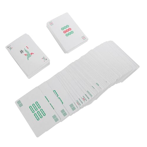 PHENOFICE 1 Set Plastik Poker Mahjongg Karten Von Spielkarten Für Unterhaltung Für Home Bar Büro von PHENOFICE