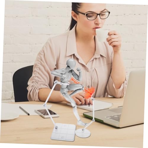 PHENOFICE 1 Satz Modellständer mit Ständer für Actionfiguren und Miniaturdekoration Stabiler Display Halter für Modellautos und Sammlerstücke für Kreative Präsentation von PHENOFICE