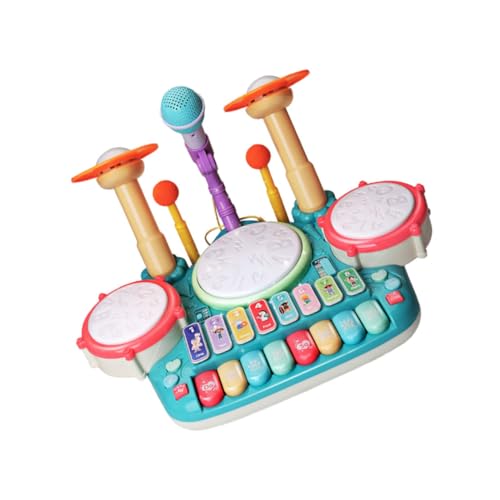 PHENOFICE 1 Satz Schlagzeug Für Kreatives Multifunktionales Musikspielzeug Musikpädagogisches Multifunktionales Musikinstrumentenspielzeug Plastik Sky-Blue PHENOFICE 1 Satz Schlagzeug Für Kreatives Multifunktionales Musikspielzeug Musikpädagogisches Multifunktionales Musikinstrumentenspielzeug Plastik Sky-Blue von PHENOFICE