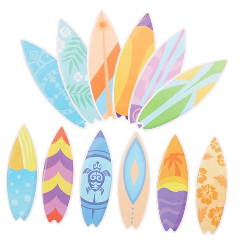 PHENOFICE Aufkleber 1 Set mit 60 Stück Surfbrett-Ausschnitten Tropische Dekorationen für Das Klassenzimmer Pinnwand- -Set PHENOFICE Aufkleber 1 Set mit 60 Stück Surfbrett-Ausschnitten Tropische Dekorationen für Das Klassenzimmer Pinnwand- -Set von PHENOFICE