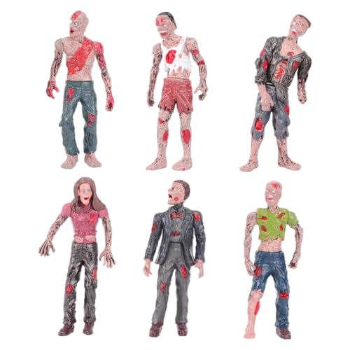 PHENOFICE 1 Satz Zombie-Puppe Mini-Spielzeug Miniatur-Zombie-Modell Geisterbabypuppe Zombiepuppen Halloween Zombie-actionfiguren Zombie-Modelle Zahlenspielzeug Mini-zombiefigur Plastik von PHENOFICE