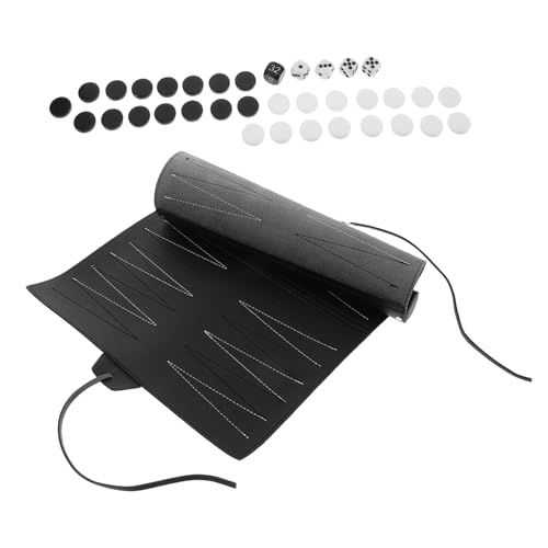 PHENOFICE Pu Leder Rolling Board Spiel Set Tragbares Klappschachbrett Für Reise Party Pädagogisches Spielzeug PHENOFICE Pu Leder Rolling Board Spiel Set Tragbares Klappschachbrett Für Reise Party Pädagogisches Spielzeug von PHENOFICE