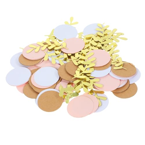 PHENOFICE Dekoration Hochzeit Blattgolddekoration Buntes Konfetti Mit Runden Punkten Und Blättern Konfetti Für Partydeko Tischdekoration Hochzeitsmittelstücke PHENOFICE Dekoration Hochzeit Blattgolddekoration Buntes Konfetti Mit Runden Punkten Und Blättern Konfetti Für Partydeko Tischdekoration Hochzeitsmittelstücke von PHENOFICE