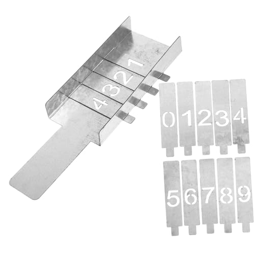 PHENOFICE 1 Set Digitale Formenmalerei Schablonen, Sprühschablonen, Farbschablonen Für Wände, Schablonen Zum Basteln, Wiederverwendbare Sprühfarbenschablonen, Zahlenschablonen, Kleine von PHENOFICE