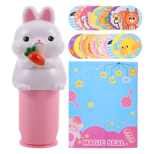 PHENOFICE 1 Set Kinder-Cartoon-siegelstempel, Spielzeug-Aufkleber, Stempel Für Kinder, Stempel Für Kleinkinder, Lustiges Kunsthandwerk, Aufkleber-Stempel Mit Nachfüllaufklebern, Niedlicher PHENOFICE 1 Set Kinder-Cartoon-siegelstempel, Spielzeug-Aufkleber, Stempel Für Kinder, Stempel Für Kleinkinder, Lustiges Kunsthandwerk, Aufkleber-Stempel Mit Nachfüllaufklebern, Niedlicher von PHENOFICE