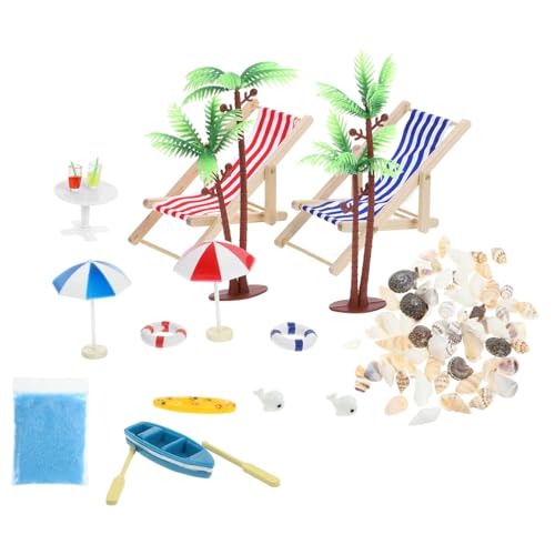 PHENOFICE 1 Set Kreative Resin Strandornamente Miniatur Landschaftszubehör Für Puppenhäuser Sommer Strand Dekoration Im Set Für DIY Projekte Und Miniaturlandschaften PHENOFICE 1 Set Kreative Resin Strandornamente Miniatur Landschaftszubehör Für Puppenhäuser Sommer Strand Dekoration Im Set Für DIY Projekte Und Miniaturlandschaften von PHENOFICE