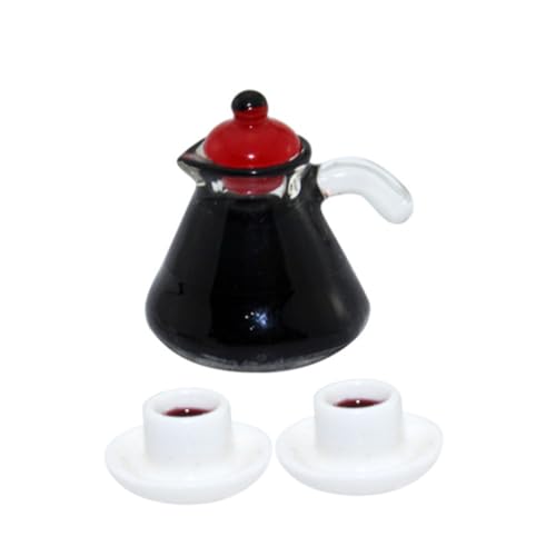 PHENOFICE 1 Set Mini Kaffeekanne, Puppenhaus Küchenrequisite, Mini Hausbedarf, Lebensechte Kaffeekanne, Puppenhaus Zubehör, Kaffeekannen Schmuck, Kaffeekanne, Puppenhaus, Mini Kessel, Mini PHENOFICE 1 Set Mini Kaffeekanne, Puppenhaus Küchenrequisite, Mini Hausbedarf, Lebensechte Kaffeekanne, Puppenhaus Zubehör, Kaffeekannen Schmuck, Kaffeekanne, Puppenhaus, Mini Kessel, Mini von PHENOFICE