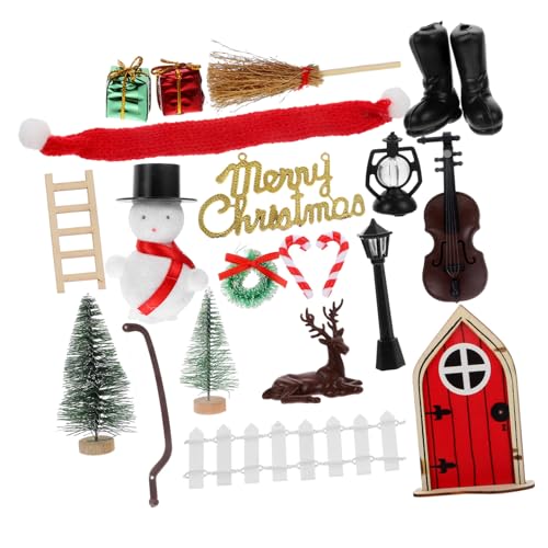 PHENOFICE Festliches Miniatur-puppenhaus-Set Weihnachtliches Miniatur- Miniatur-Ornament-kit PHENOFICE Festliches Miniatur-puppenhaus-Set Weihnachtliches Miniatur- Miniatur-Ornament-kit von PHENOFICE