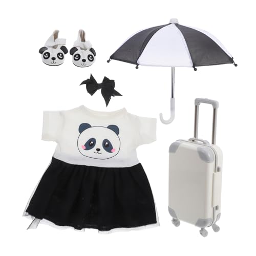 PHENOFICE 1 Set Puppen-anzieh-Requisiten 18-Zoll-Puppen-Regenschirm Koffer Schuhe und Dekorative Accessoires Zum Puppenspielen PHENOFICE 1 Set Puppen-anzieh-Requisiten 18-Zoll-Puppen-Regenschirm Koffer Schuhe und Dekorative Accessoires Zum Puppenspielen von PHENOFICE