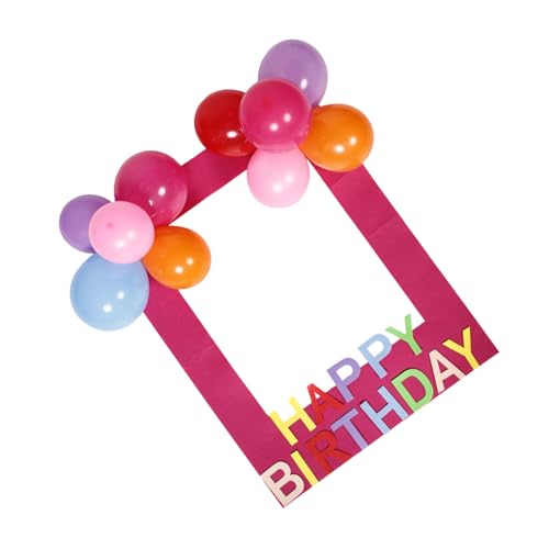 PHENOFICE Dekorationen für Den Ersten Geburtstag „Happy Birthday“-Banner Bilderrahmen für Vielseitige Partydekorationen für Jungen und Mädchen von PHENOFICE