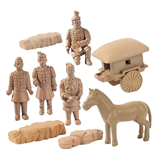 PHENOFICE 1 Set Terrakotta Krieger Und Pferde, Dekoration, Plastikfigur, Plastikbastelfigur, Plastikbastelstatue, Innendekoration Für Den Schreibtisch, PVC Bastelfigur, Kreatives PHENOFICE 1 Set Terrakotta Krieger Und Pferde, Dekoration, Plastikfigur, Plastikbastelfigur, Plastikbastelstatue, Innendekoration Für Den Schreibtisch, PVC Bastelfigur, Kreatives von PHENOFICE