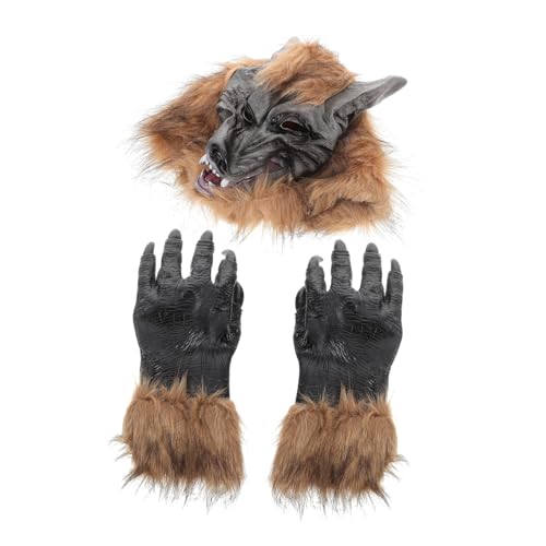 PHENOFICE 1 Set Wolfsmaske, Wolfsmaske, Cosplay Maske, Halloween Cosplay Requisiten, Halloween Wolfskopfmaske, Halloween Kostümzubehör, Halloween Anziehmaske, Halloween Cosplay Zubehör PHENOFICE 1 Set Wolfsmaske, Wolfsmaske, Cosplay Maske, Halloween Cosplay Requisiten, Halloween Wolfskopfmaske, Halloween Kostümzubehör, Halloween Anziehmaske, Halloween Cosplay Zubehör von PHENOFICE
