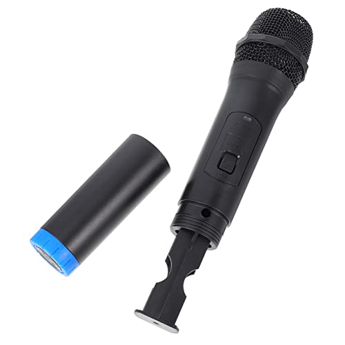 PHENOFICE 1 Stück Simuliertes Mikrofon aus Kunststoff für Schwarz für Karaoke Partys und Auftritte Sicher und Kinderfreundlich von PHENOFICE