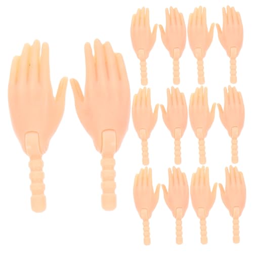 PHENOFICE 10 Puppengelenkzubehör, Kleine Puppenhände, Mini Zeug, Künstliche Hände, Winzige, Puppengelenke, Mini Hand, Puppengelenkverbinder, Mini Spielzeug, Winziges Zeug, Realistische PHENOFICE 10 Puppengelenkzubehör, Kleine Puppenhände, Mini Zeug, Künstliche Hände, Winzige, Puppengelenke, Mini Hand, Puppengelenkverbinder, Mini Spielzeug, Winziges Zeug, Realistische von PHENOFICE