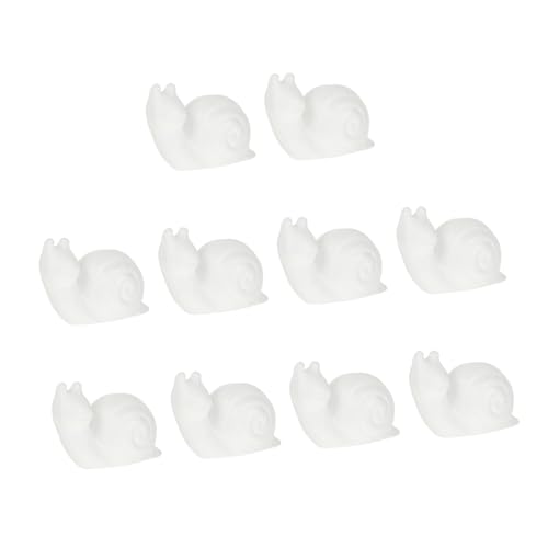 PHENOFICE 10 STK Schaumweiße Embryoschnecke DIY Schaummodell Basteln Miniaturdekoration Bastelmodell Aus Schaumstoff Modelle Für DIY-projekte Dekoratives Schaummodell DIY-Modelle Minifiguren PHENOFICE 10 STK Schaumweiße Embryoschnecke DIY Schaummodell Basteln Miniaturdekoration Bastelmodell Aus Schaumstoff Modelle Für DIY-projekte Dekoratives Schaummodell DIY-Modelle Minifiguren von PHENOFICE