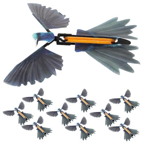 PHENOFICE 10 Stück Kolibri Requisiten, Gummiband Betriebener Vogel, Fliegende Vögel, Spielzeug, Fliegendes Kolibri Spielzeug, Party Fliegende Vögel, Requisite, Fliegende Vögel, Streich PHENOFICE 10 Stück Kolibri Requisiten, Gummiband Betriebener Vogel, Fliegende Vögel, Spielzeug, Fliegendes Kolibri Spielzeug, Party Fliegende Vögel, Requisite, Fliegende Vögel, Streich von PHENOFICE